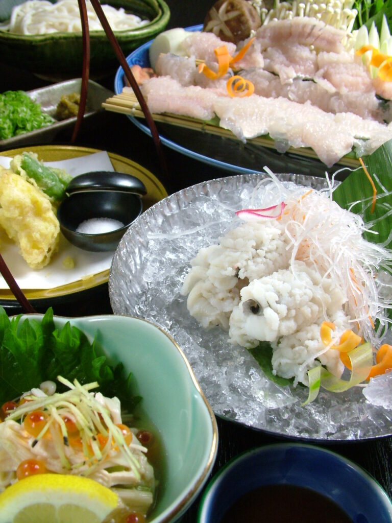 鱧すき鍋コース